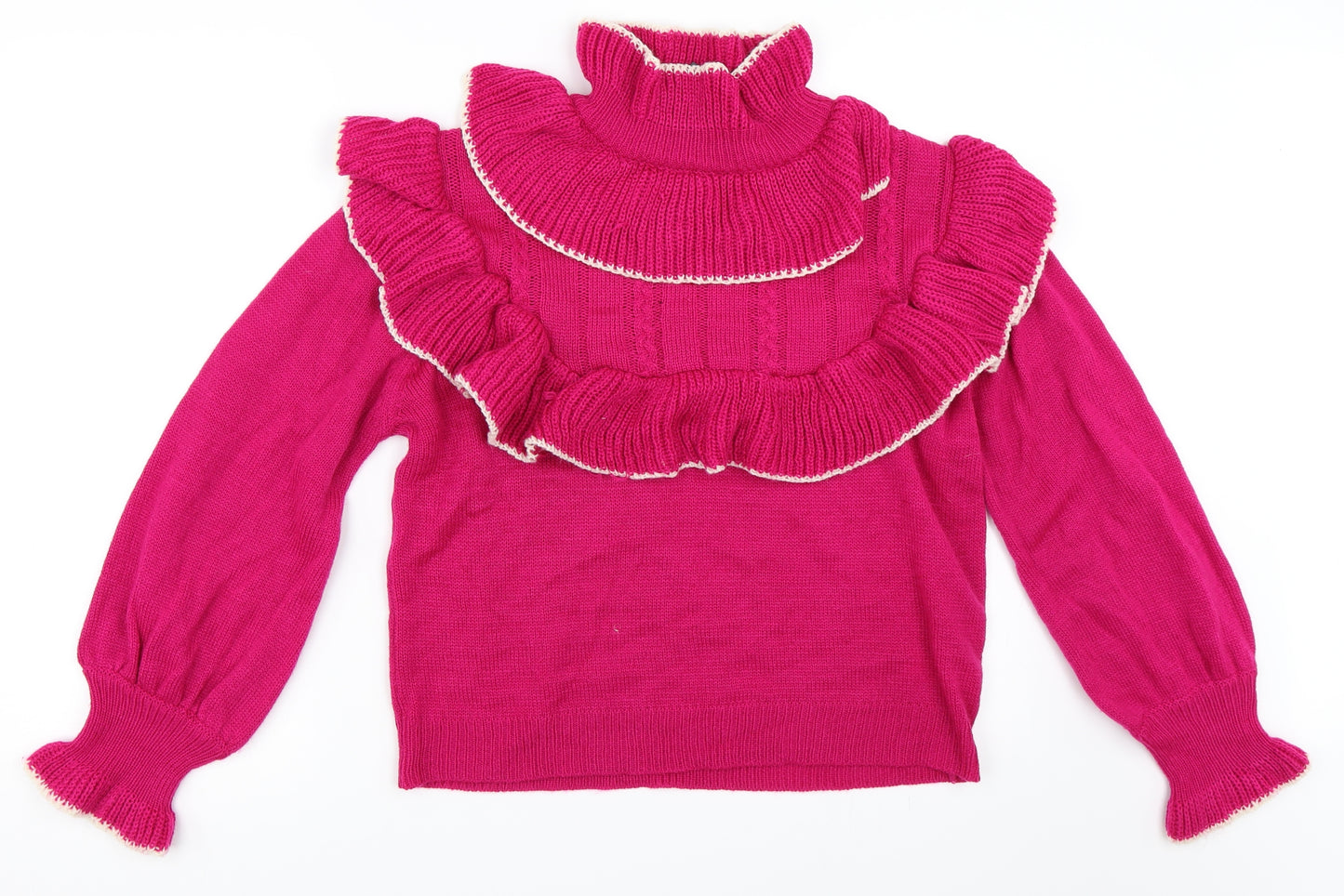 Boohoo Womens Pink   Pullover Jumper Size M