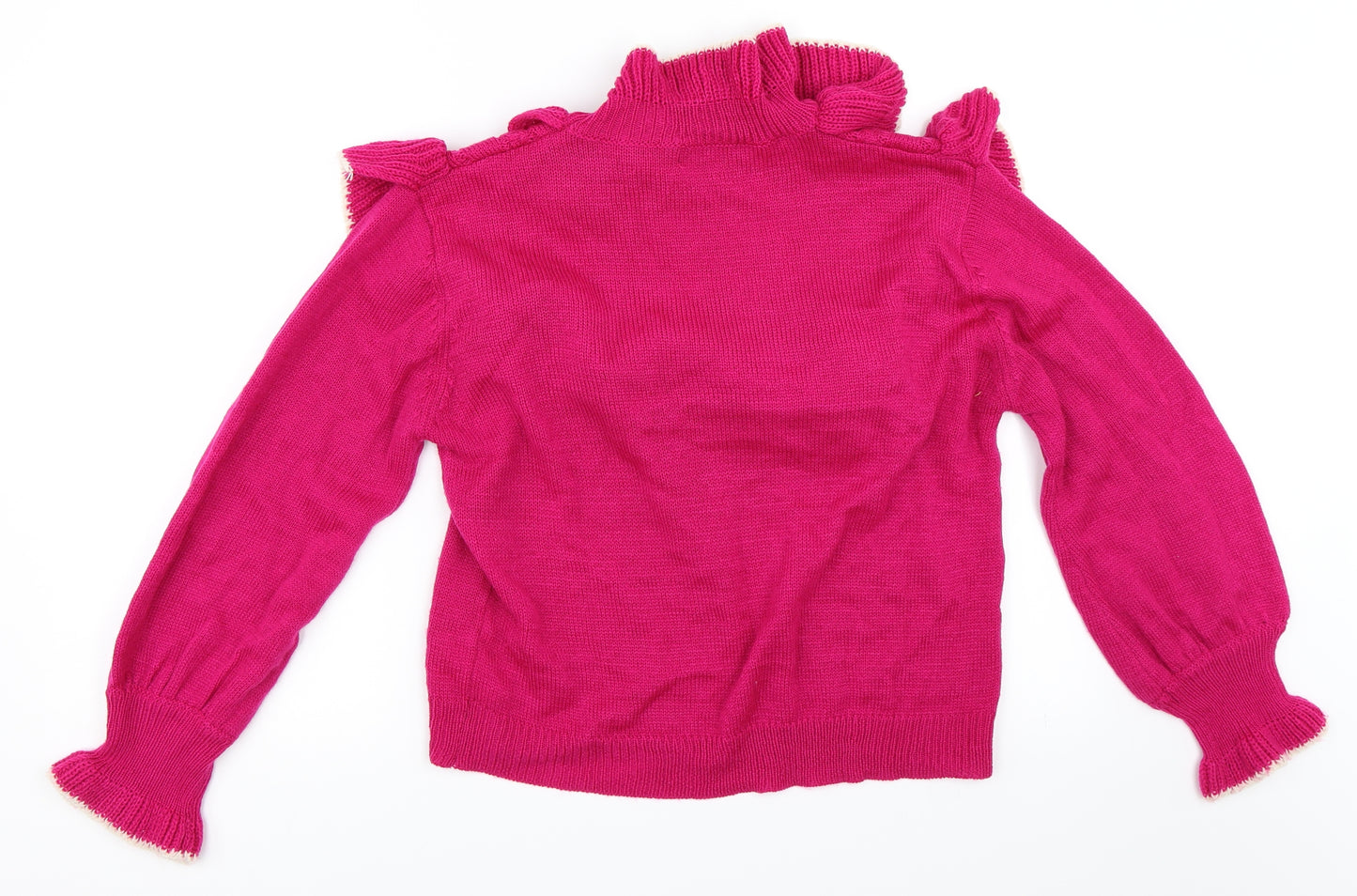 Boohoo Womens Pink   Pullover Jumper Size M