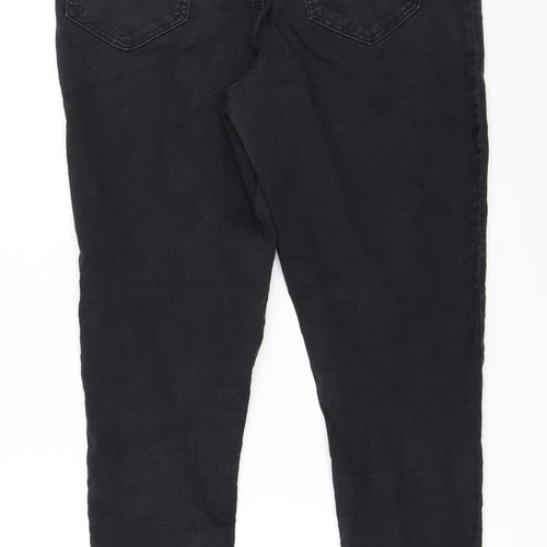 F&F Womens Black  Denim Jegging Jeans Size 16 L29 in