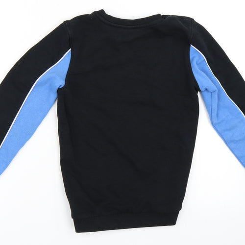TU Boys Black   Pullover Sweatshirt Size 7 Years