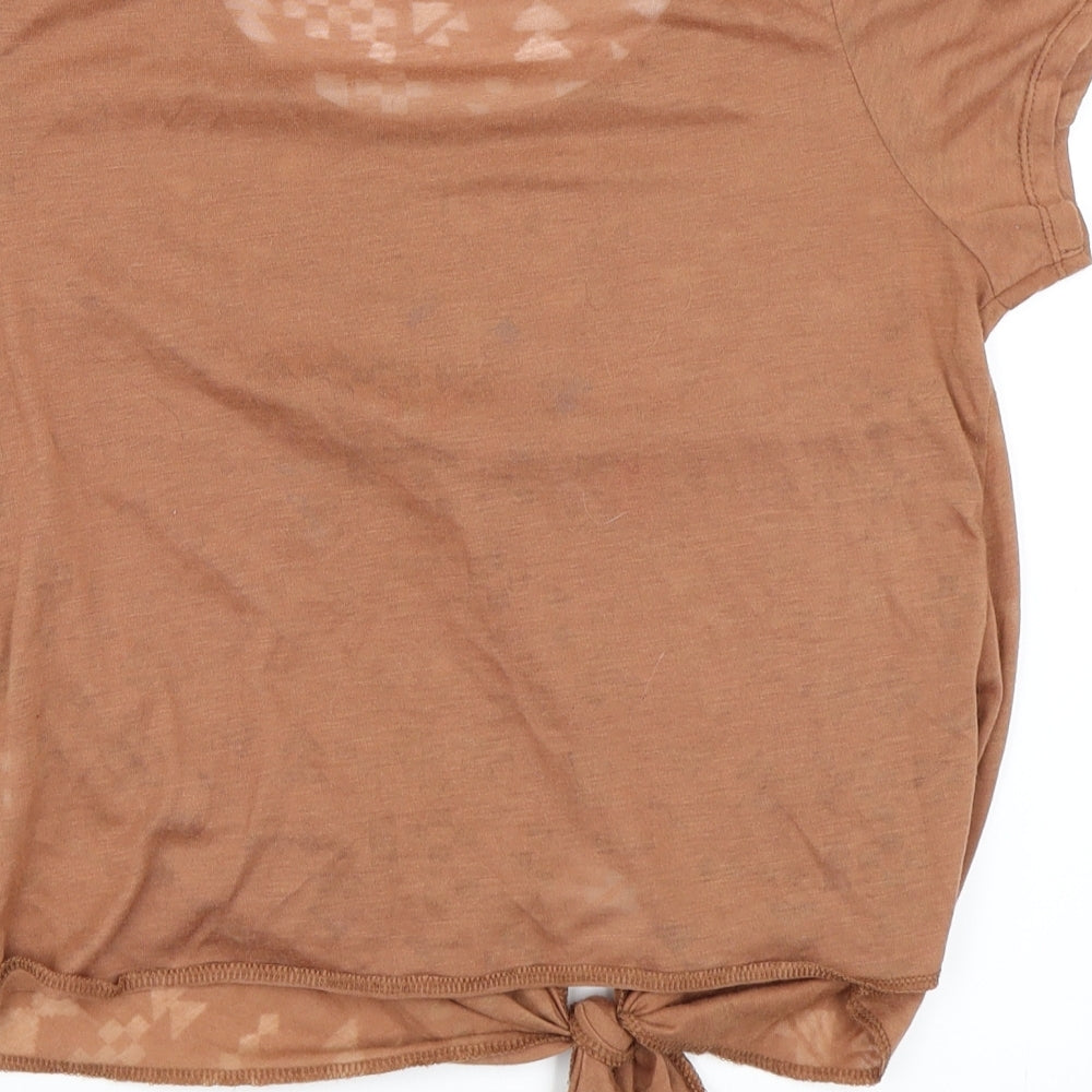 Primark Womens Beige   Basic T-Shirt Size 12
