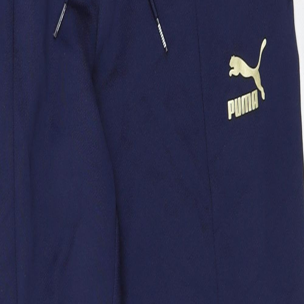 PUMA Womens Blue   Jogger Trousers Size 10 L27 in