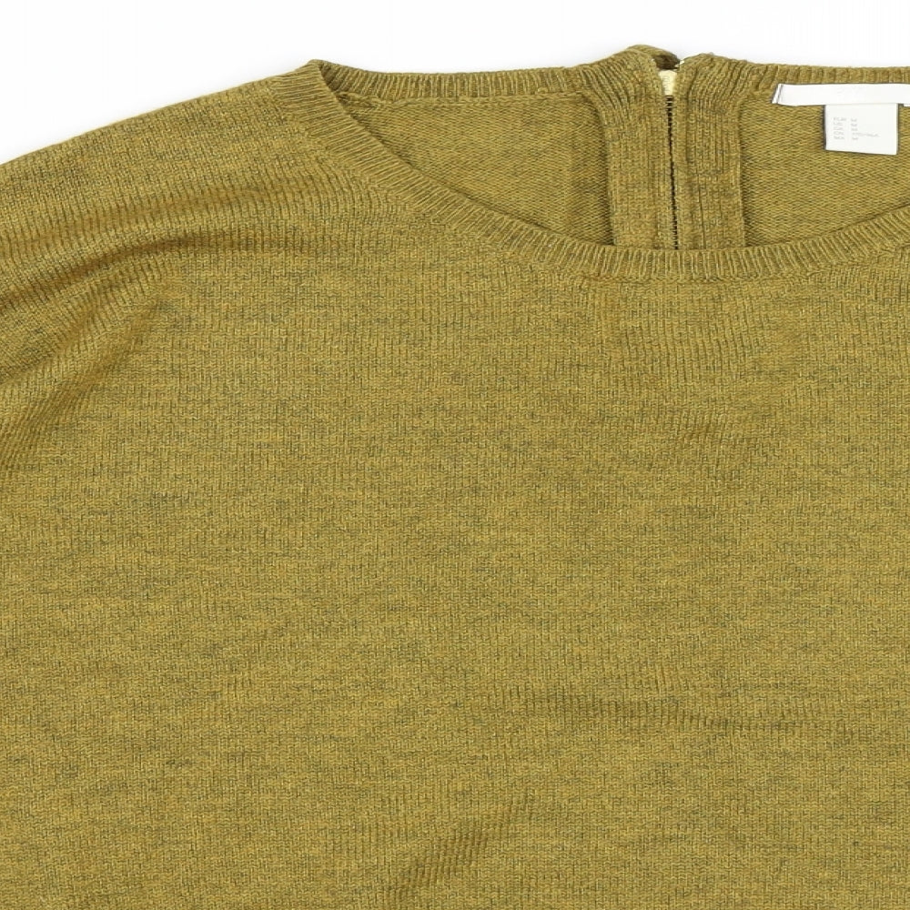 H&M Womens Green   Pullover Jumper Size M
