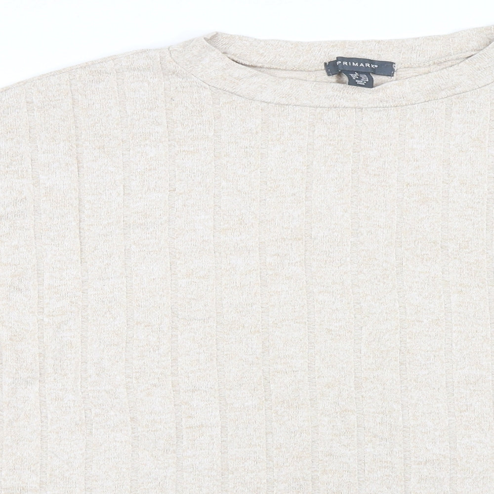 Primark Womens Beige   Pullover Jumper Size L