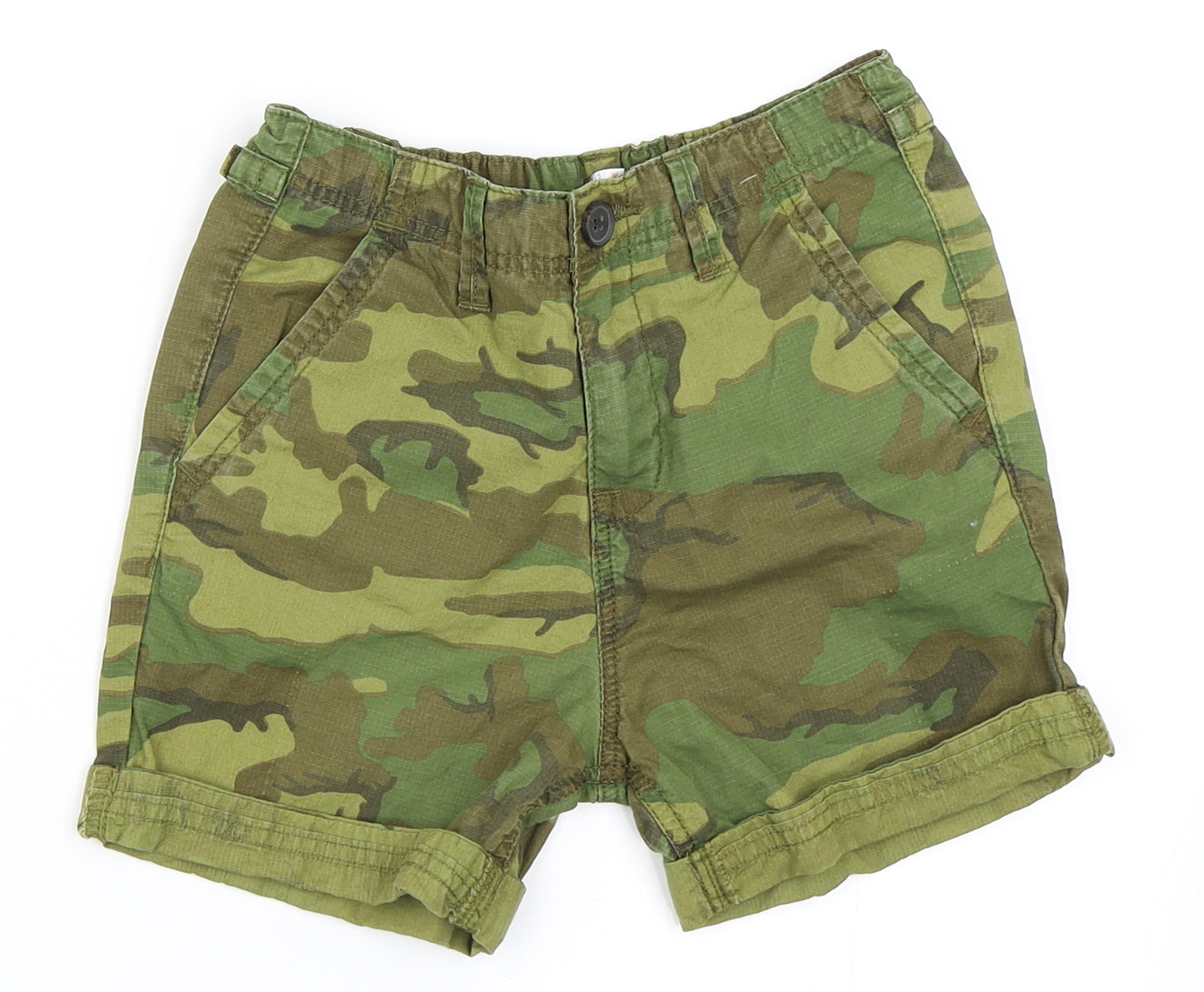 NEXT Boys Green Camouflage  Bermuda Shorts Size 5 Years