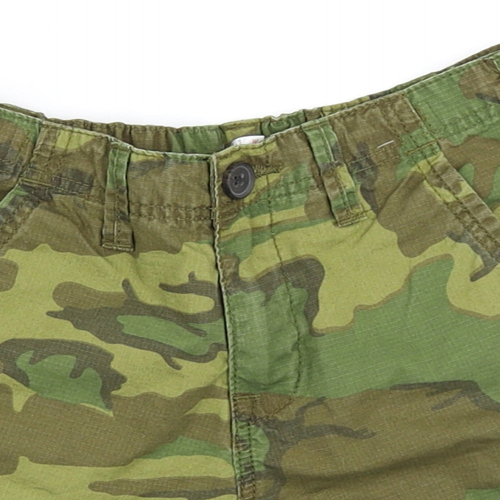 NEXT Boys Green Camouflage  Bermuda Shorts Size 5 Years