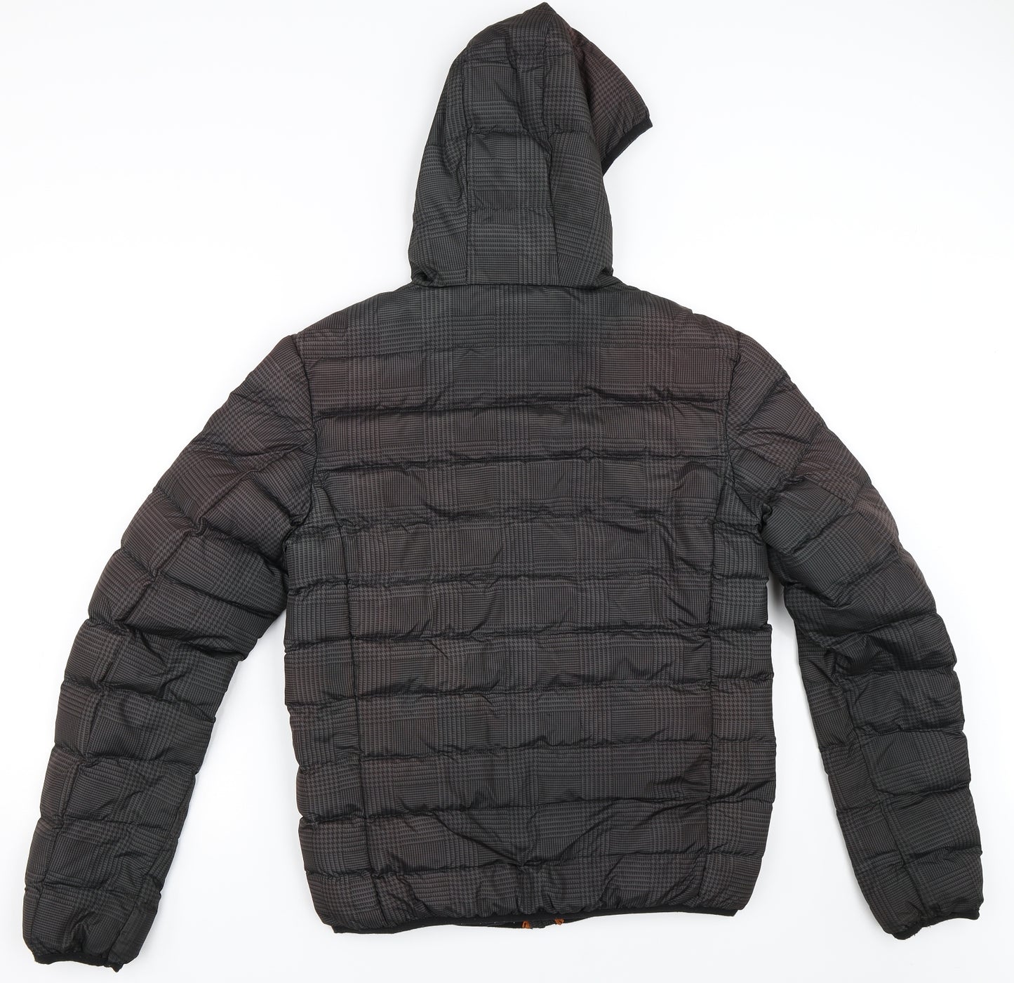 Brave Soul Mens Black   Puffer Jacket Coat Size S