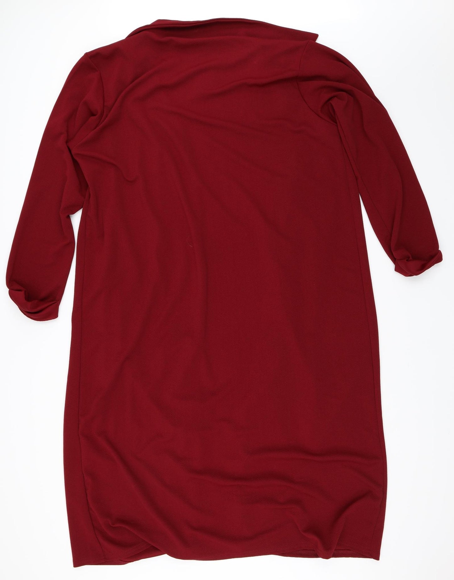 Boohoo Womens Red   Jacket  Size 24