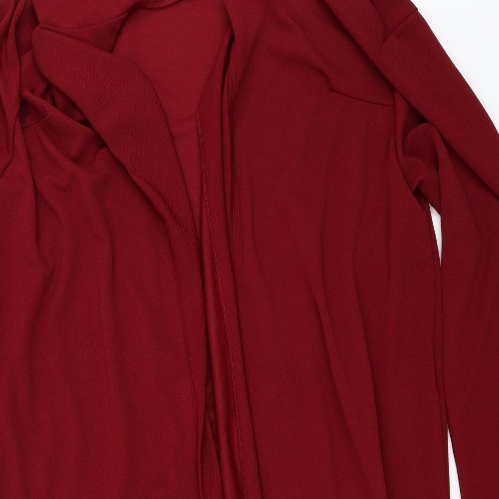 Boohoo Womens Red   Jacket  Size 24
