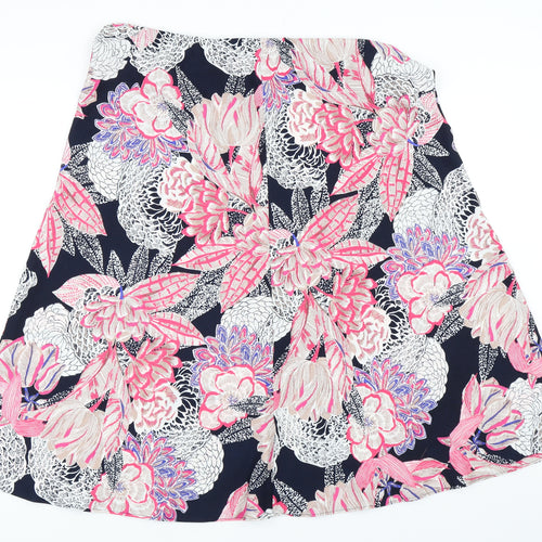 Marks and Spencer Womens Pink Floral  Flare Skirt Size 18