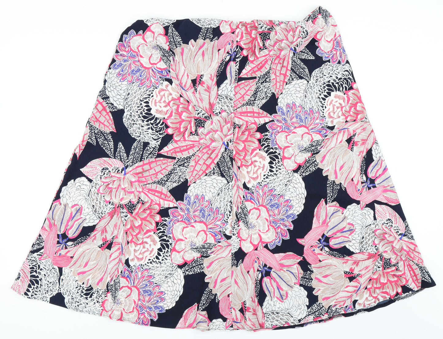 Marks and Spencer Womens Pink Floral  Flare Skirt Size 18