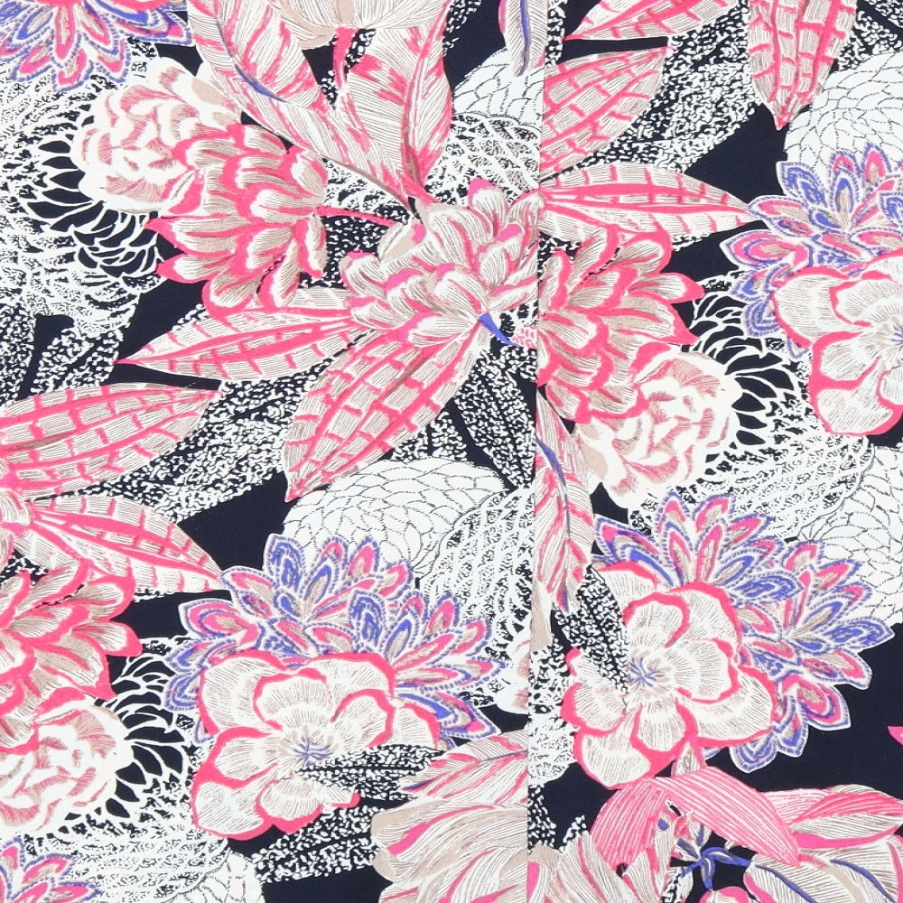 Marks and Spencer Womens Pink Floral  Flare Skirt Size 18