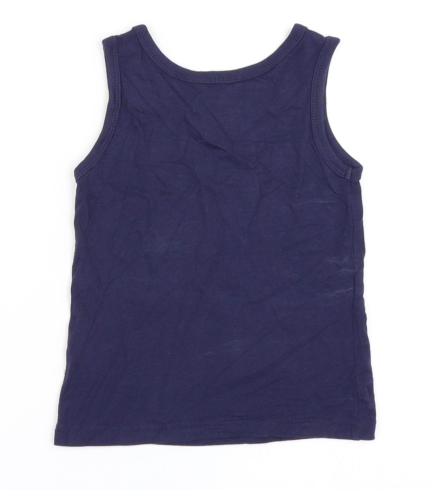 Primark Boys Blue   Basic Tank Size 2-3 Years