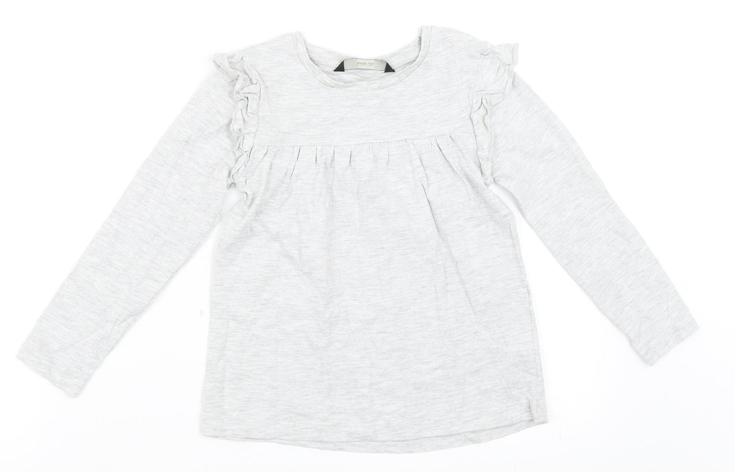 George Girls Grey   Basic T-Shirt Size 4-5 Years