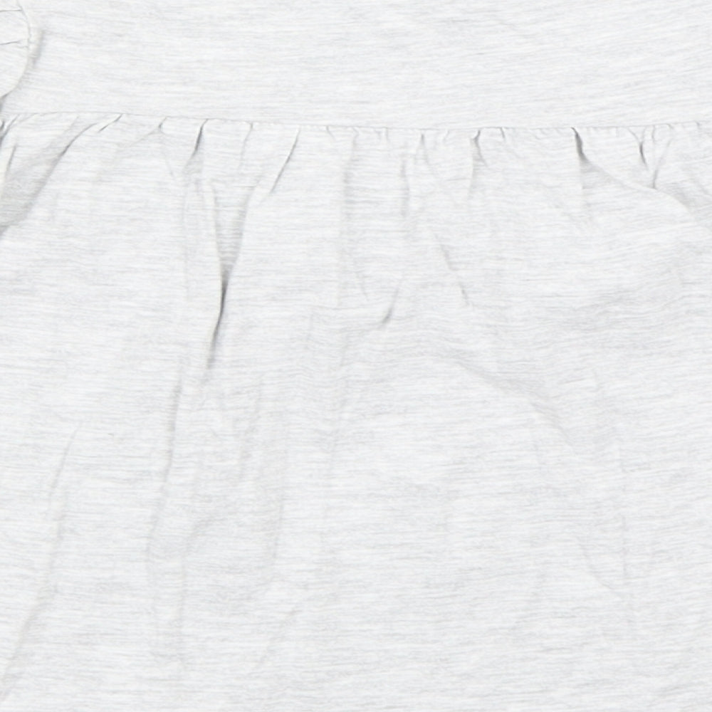 George Girls Grey   Basic T-Shirt Size 4-5 Years
