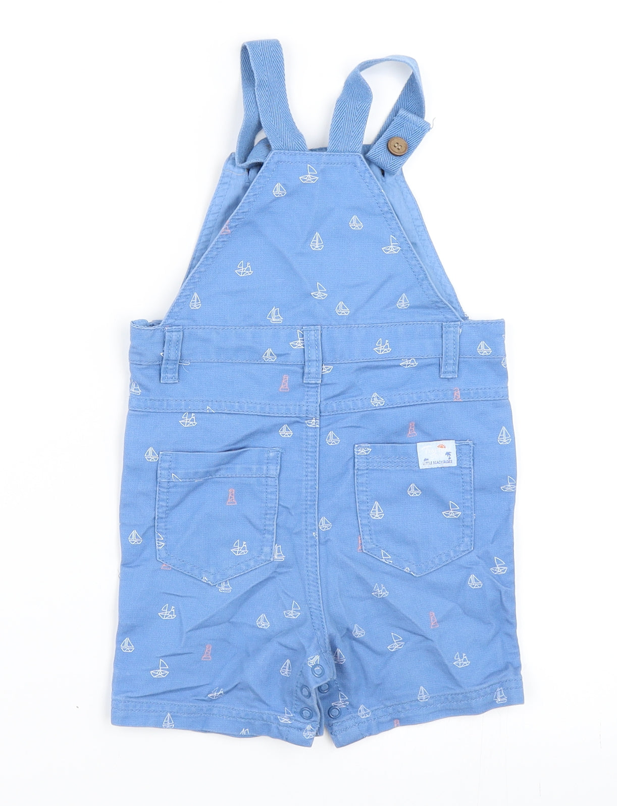 Mothercare Boys Blue   Dungaree One-Piece Size 9-12 Months