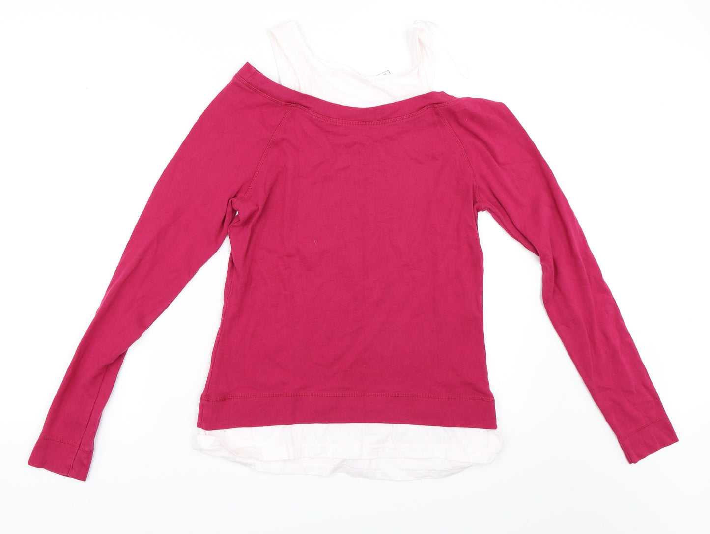 Rainbow Womens Pink   Pullover Sweatshirt Size M