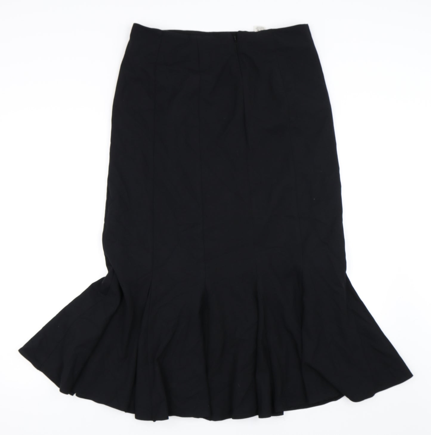 Marks and Spencer Womens Black   Trumpet Skirt Size 12