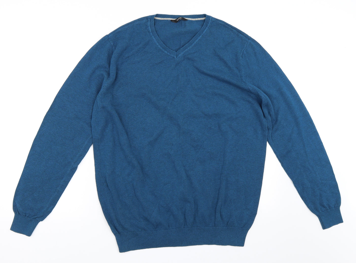 George Mens Blue   Pullover Jumper Size L