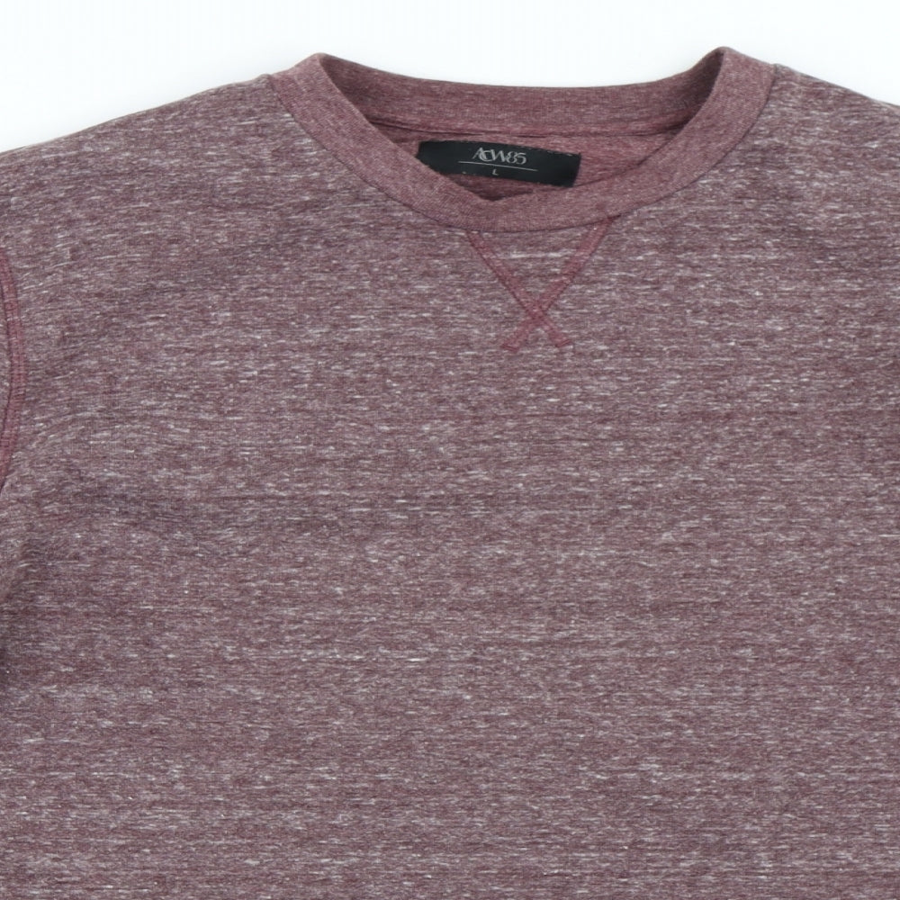 Preworn Mens Red   Pullover Sweatshirt Size L