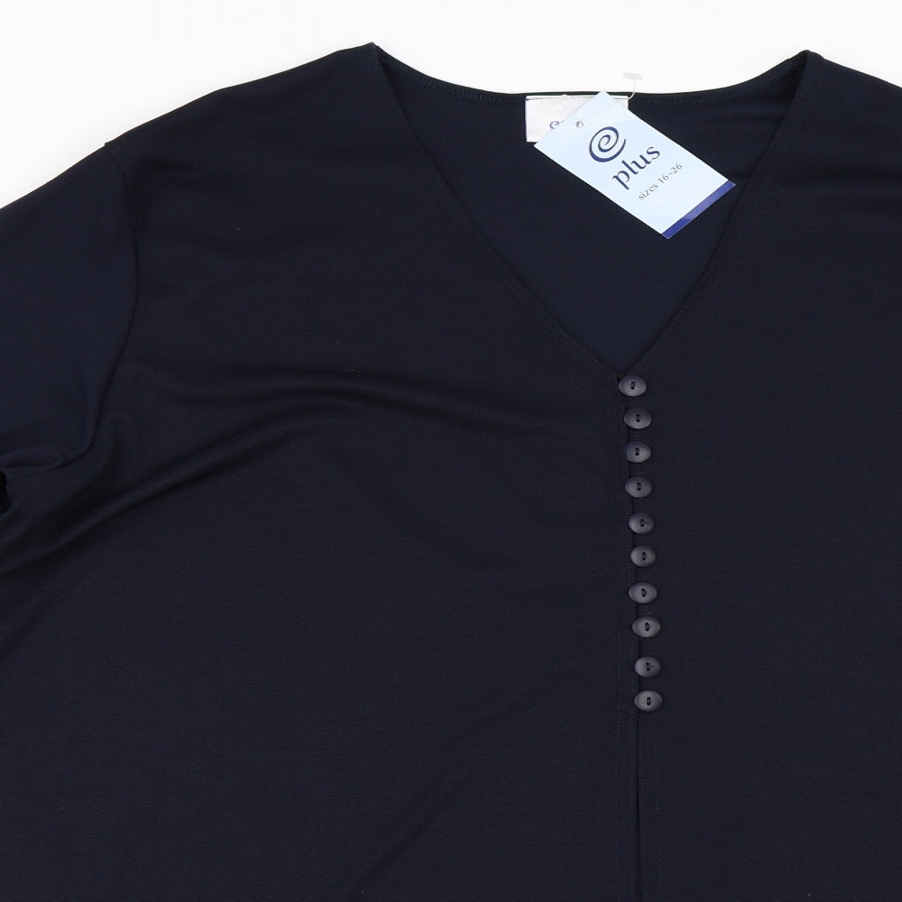 Plus Womens Blue   Cardigan Jumper Size 24