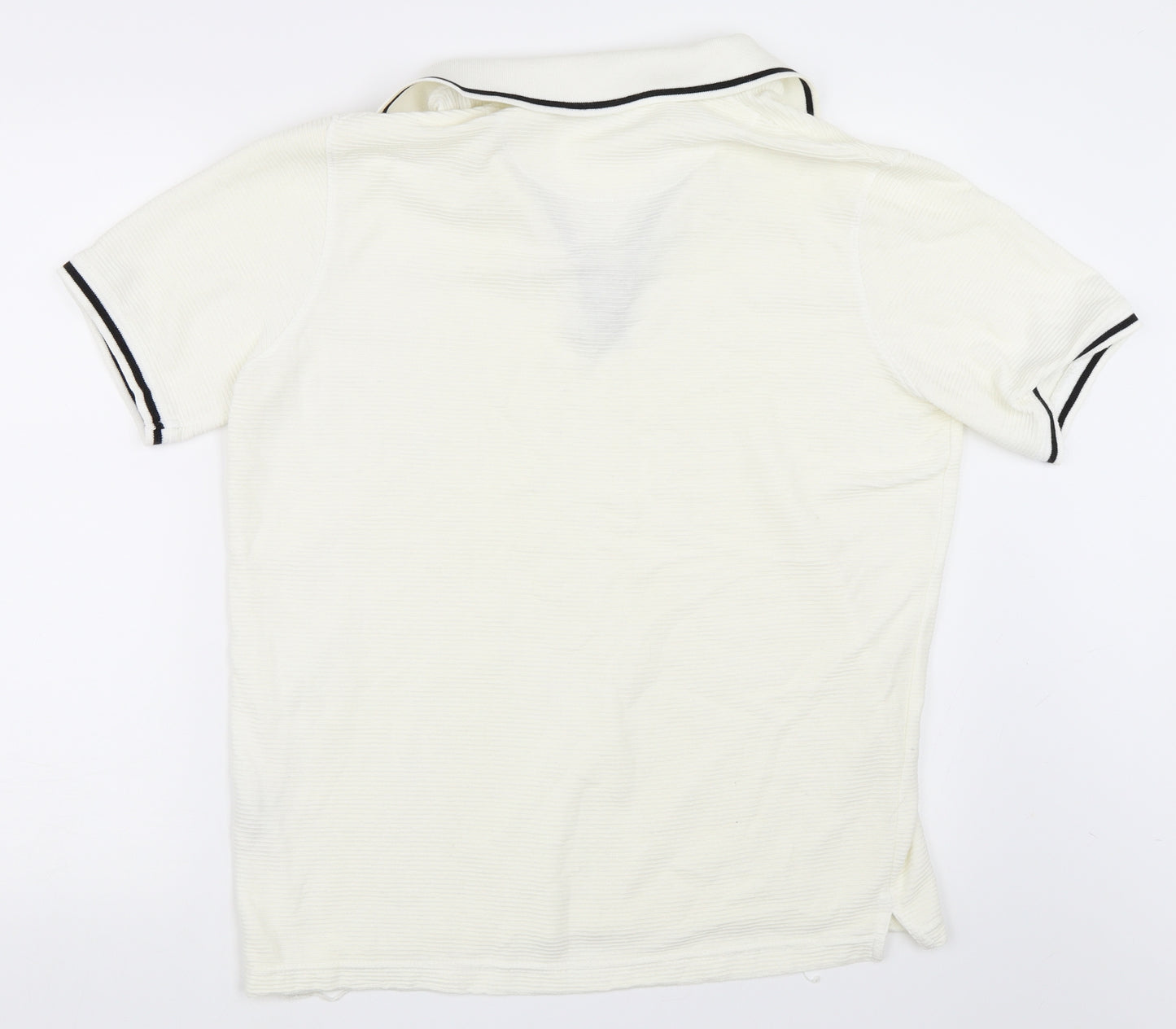 Pep&Co Mens Ivory    Polo Size L