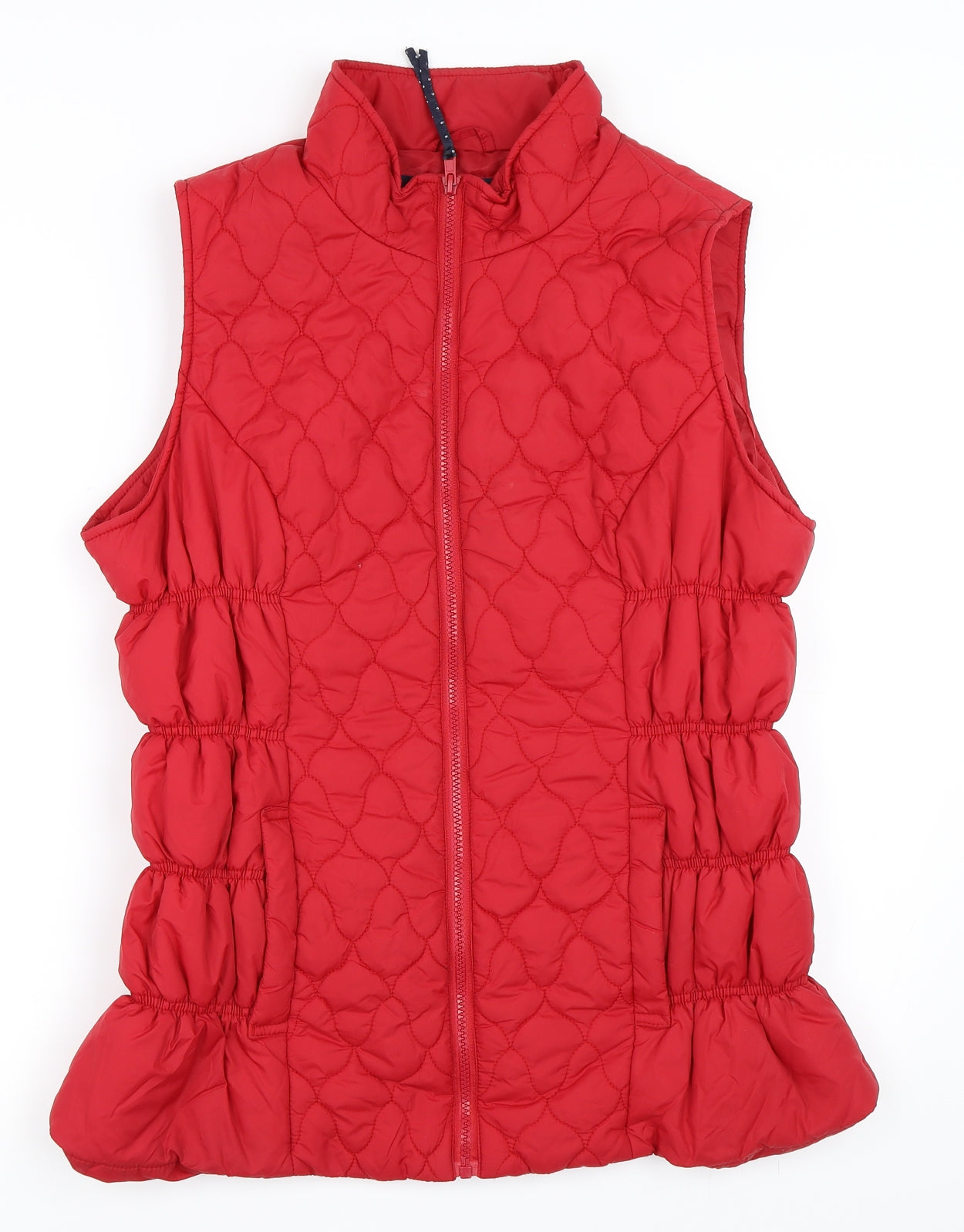 George Womens Red   Gilet Coat Size 16
