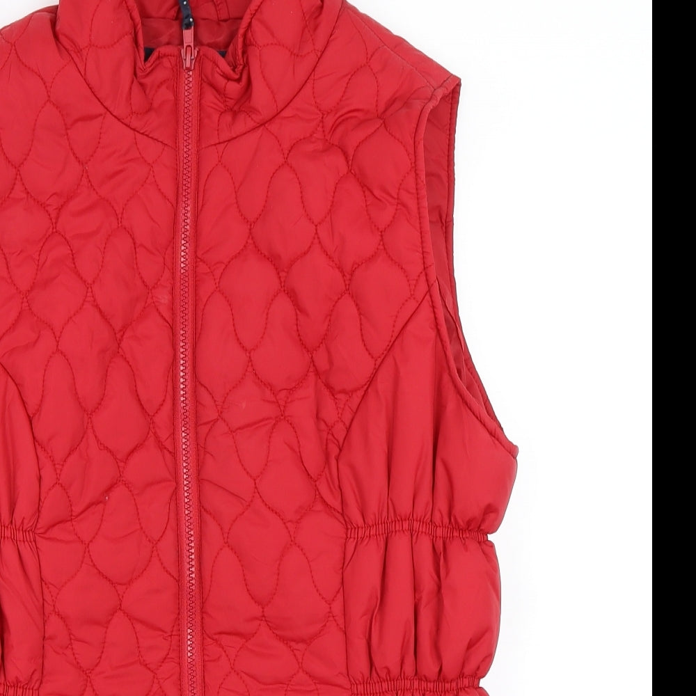 George Womens Red   Gilet Coat Size 16