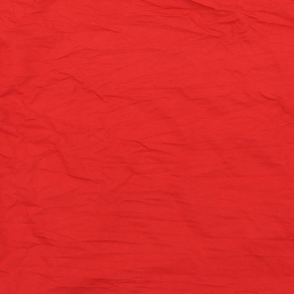 George Boys Red   Basic T-Shirt Size 9-10 Years  - deadly 60