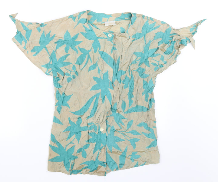 Verse Womens Beige Basic Button-Up Size 36