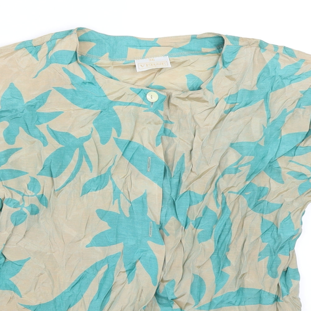 Verse Womens Beige   Basic Button-Up Size 36