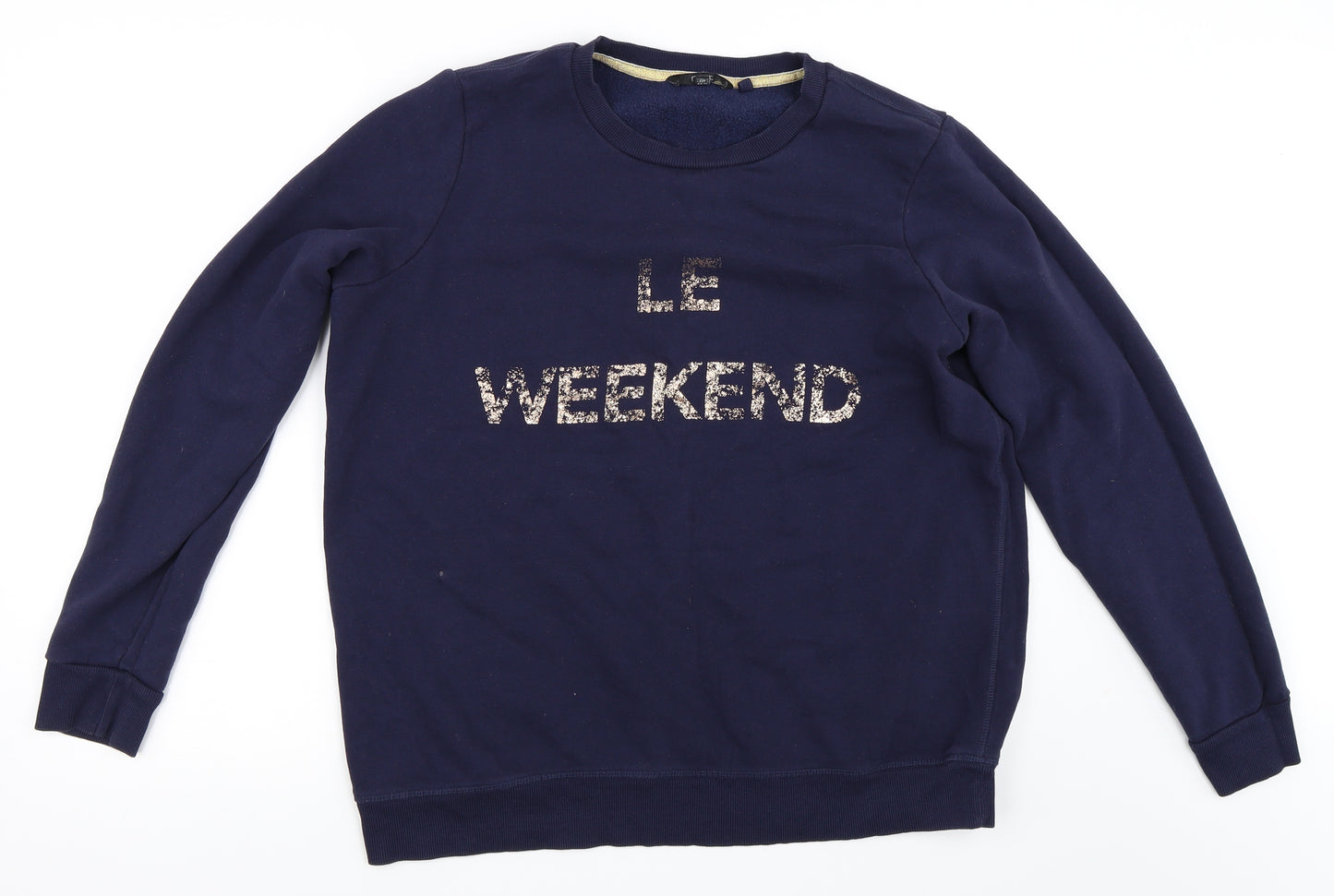 NEXT Womens Blue   Pullover Sweatshirt Size L