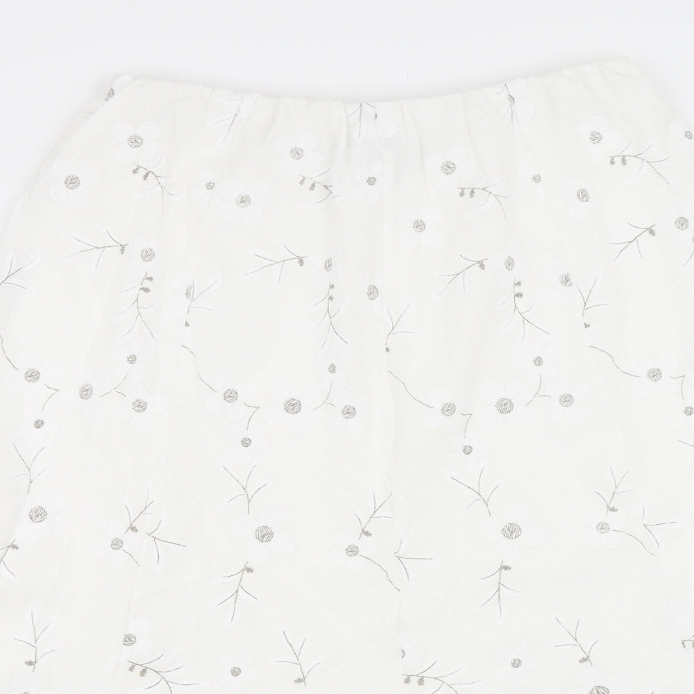 Saloos Womens White   Flare Skirt Size 20