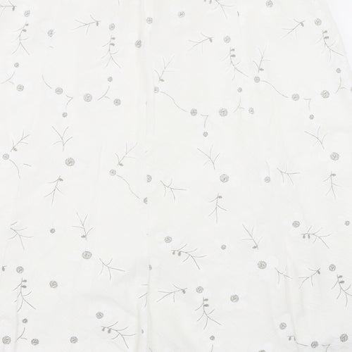 Saloos Womens White   Flare Skirt Size 20
