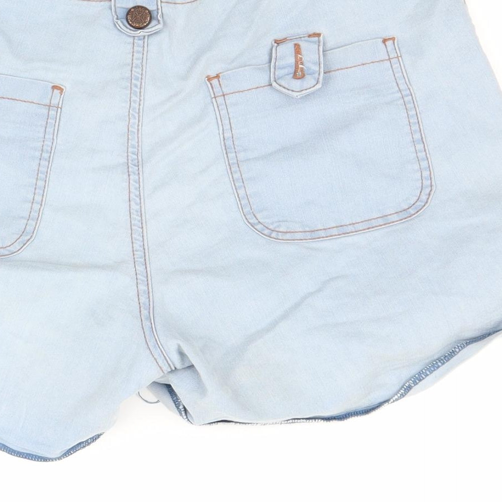 Primark Womens Blue   Cut-Off Shorts Size 12