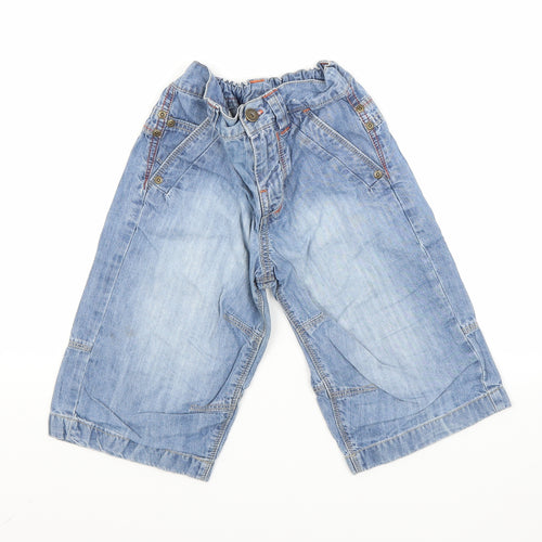 NEXT Boys Blue  Denim Wide-Leg Jeans Size 5 Years - Croped