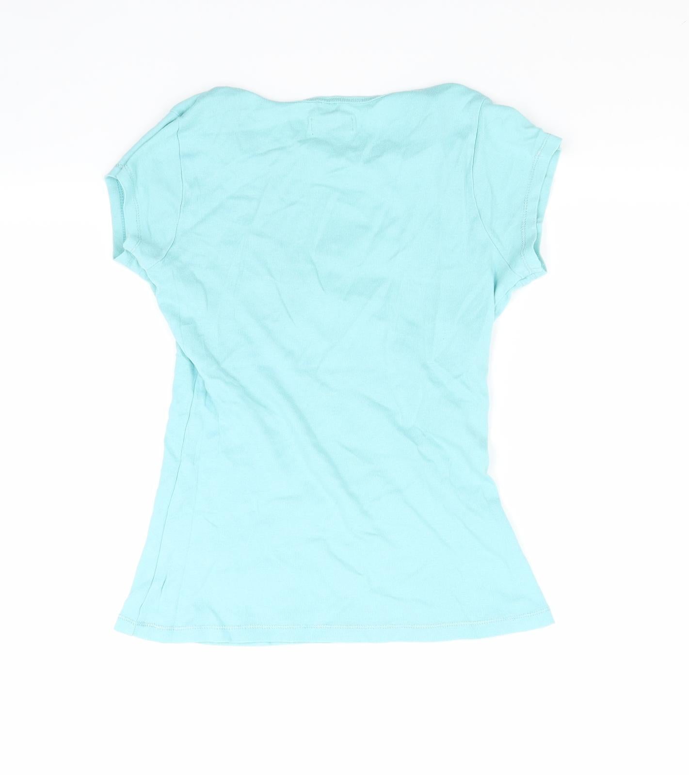 Krafts Womens Green   Basic T-Shirt Size S