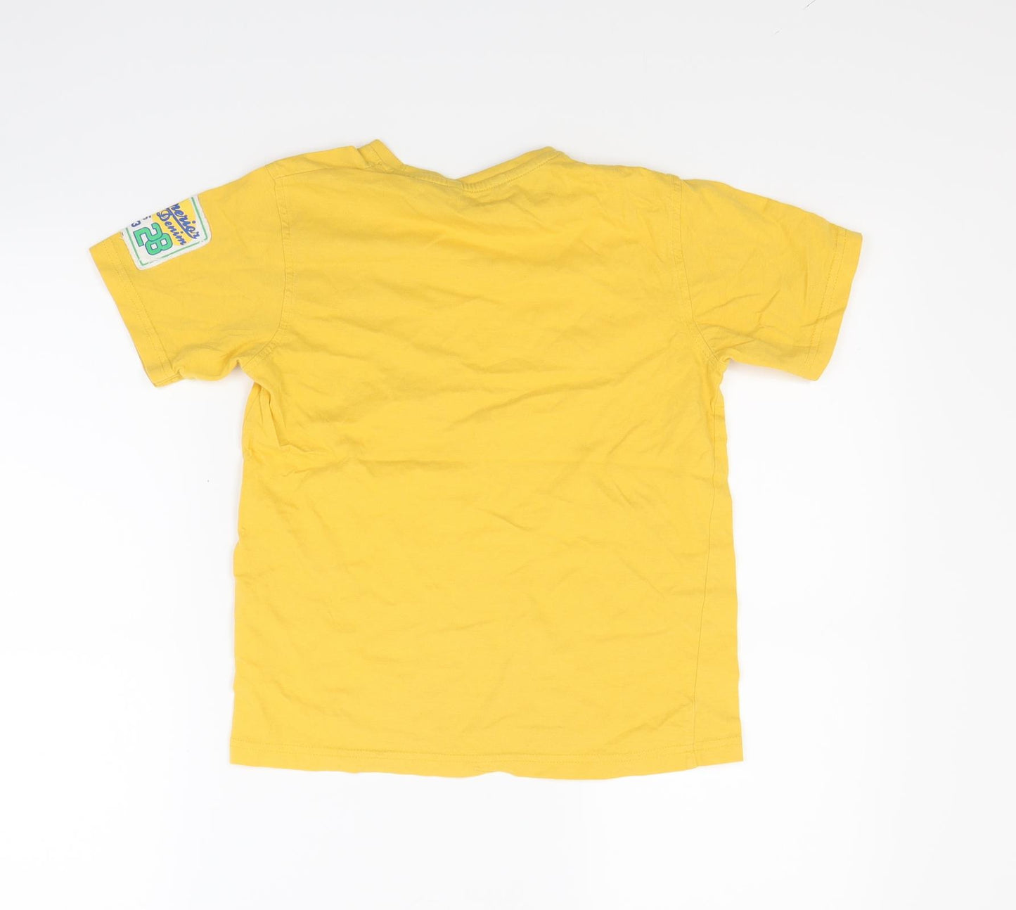 George Boys Yellow   Basic T-Shirt Size 9-10 Years