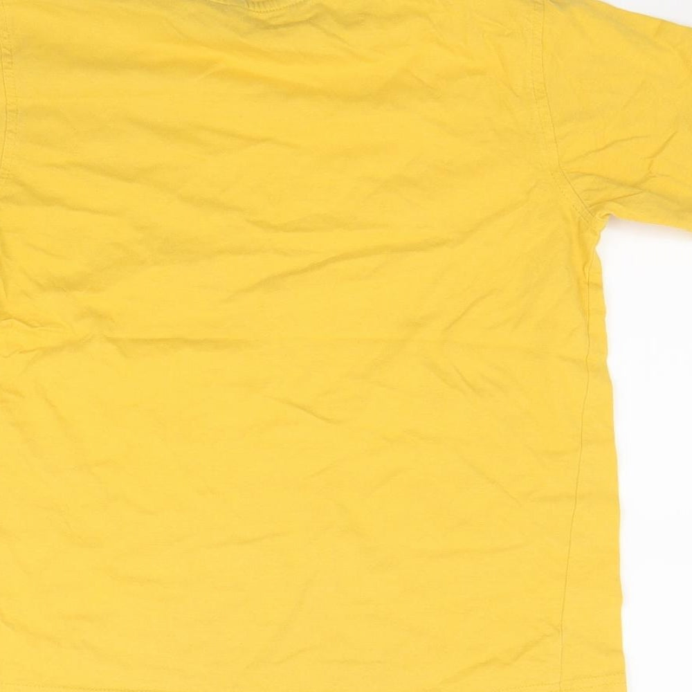 George Boys Yellow   Basic T-Shirt Size 9-10 Years