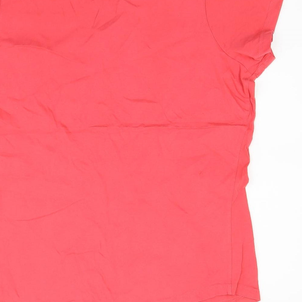 Nutmeg Womens Red   Basic T-Shirt Size 16