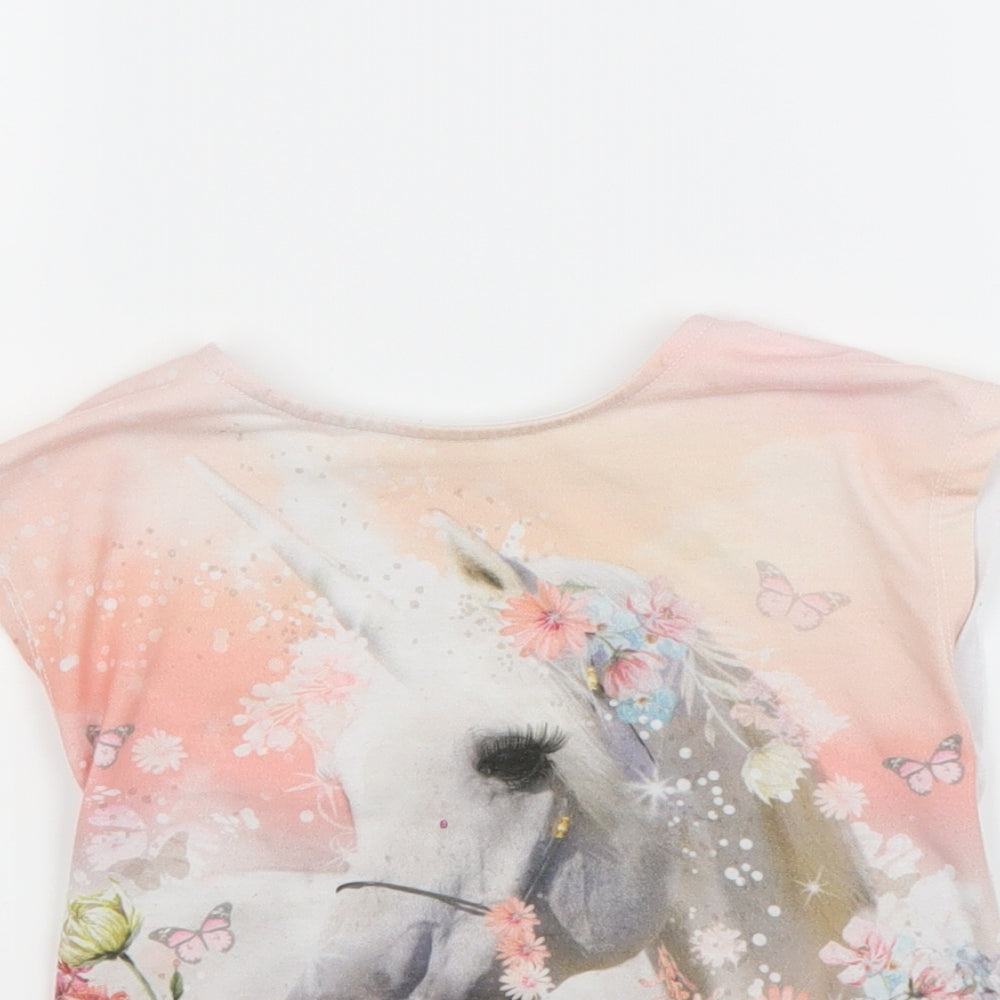 Nutmeg Girls White   Basic Tank Size 5-6 Years