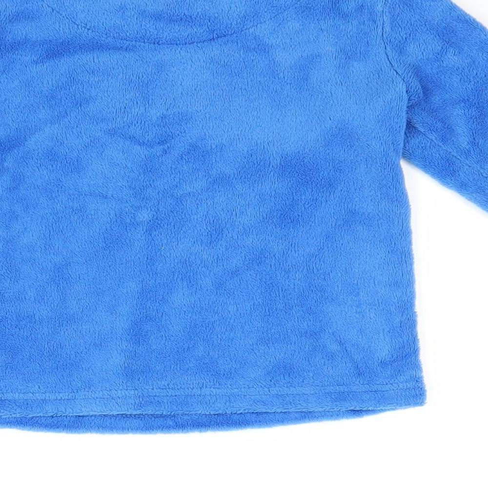 Primark Boys Blue  Fleece  Pyjama Top Size 2-3 Years  - superman