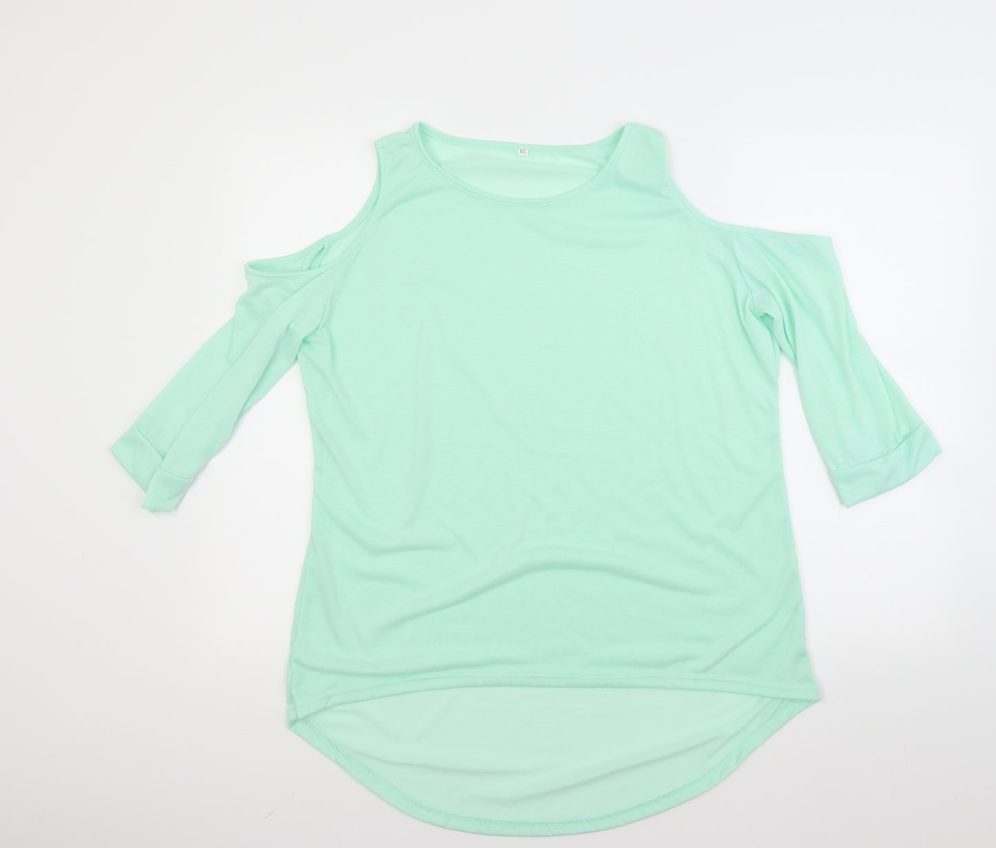 Preworn Womens Green   Basic T-Shirt Size 2XL