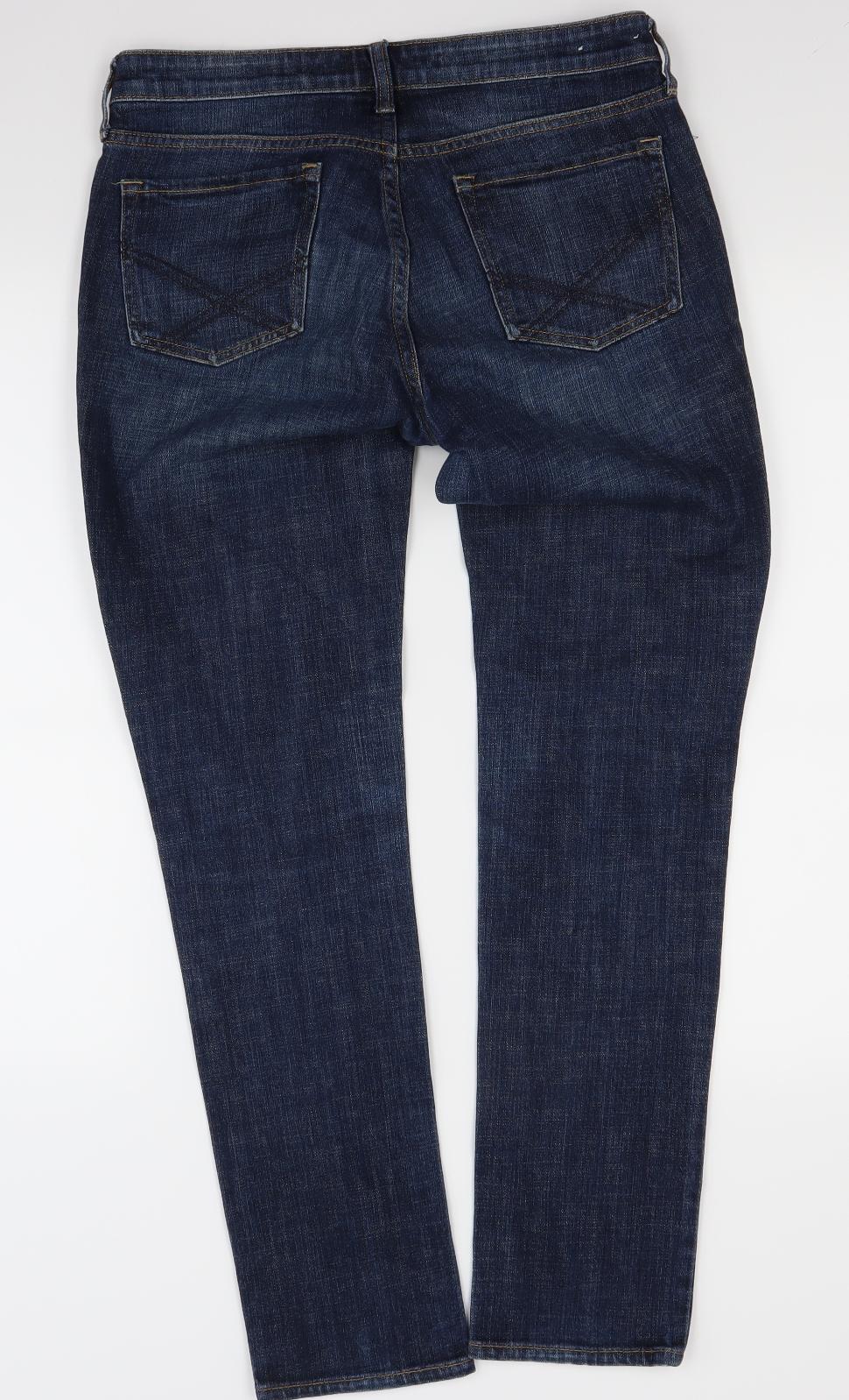Gap Womens Blue  Denim Skinny Jeans Size 8 L28 in