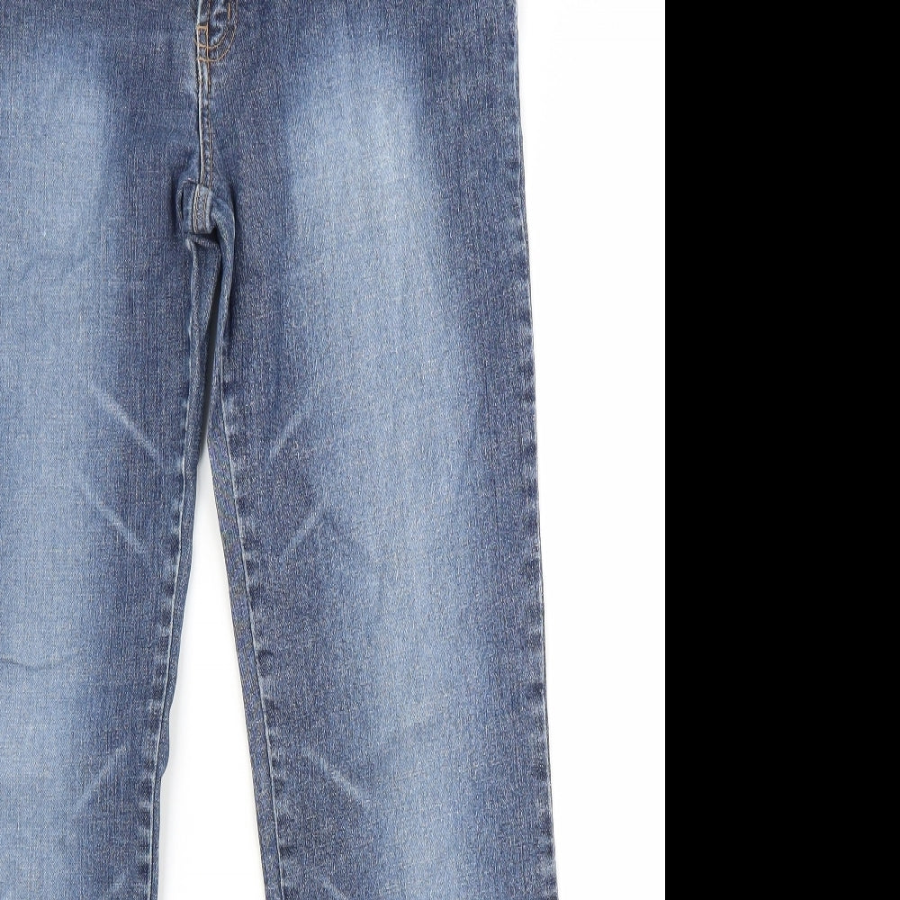 Cherokee Womens Blue  Denim Bootcut Jeans Size 14 L29 in