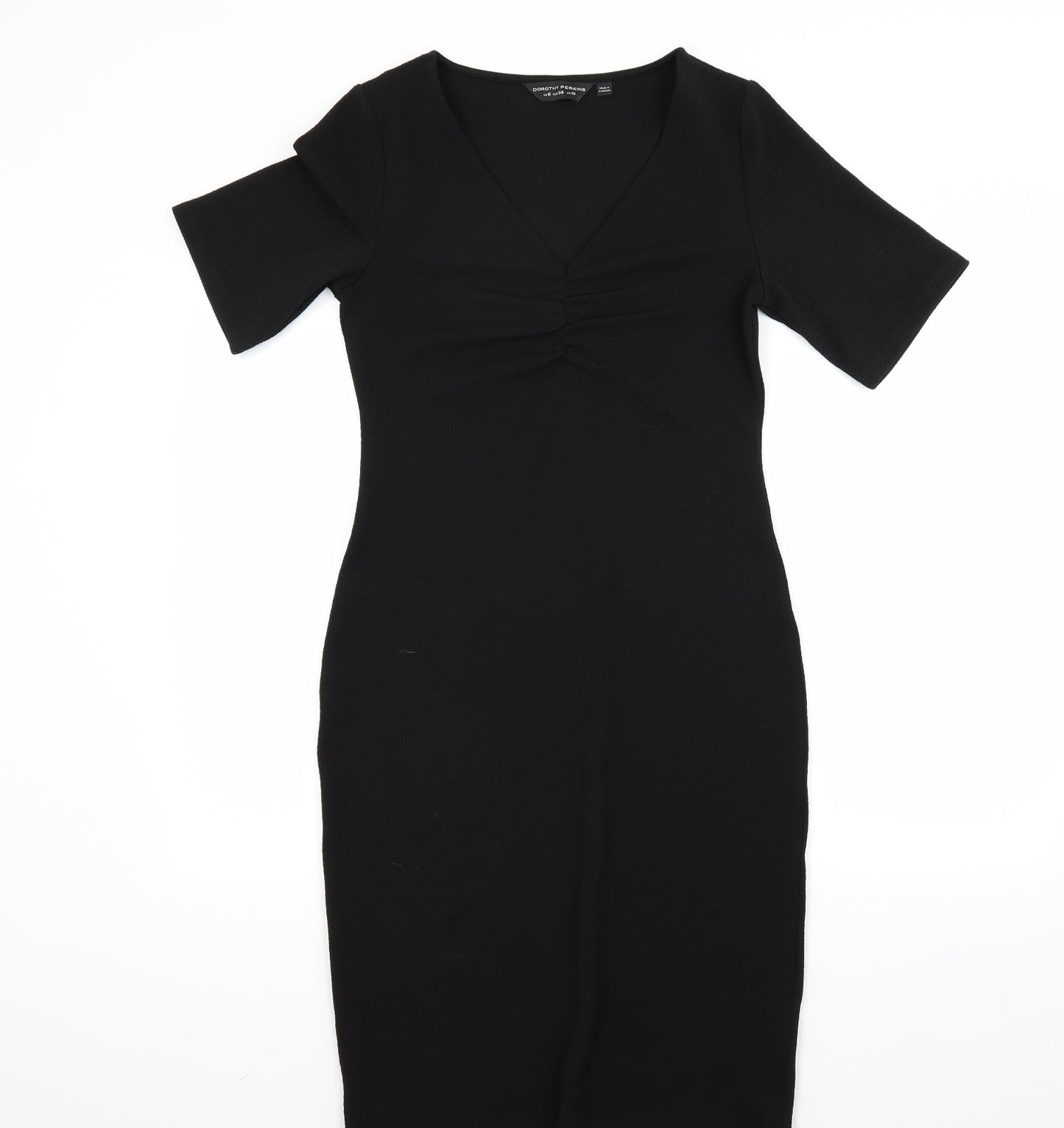 Dorothy Perkins Womens Black   Bodycon  Size 10