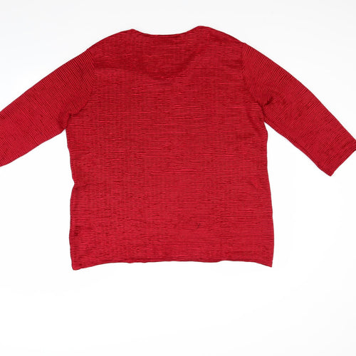 Edinburgh Woolen Mill  Womens Red   Pullover Jumper Size XL