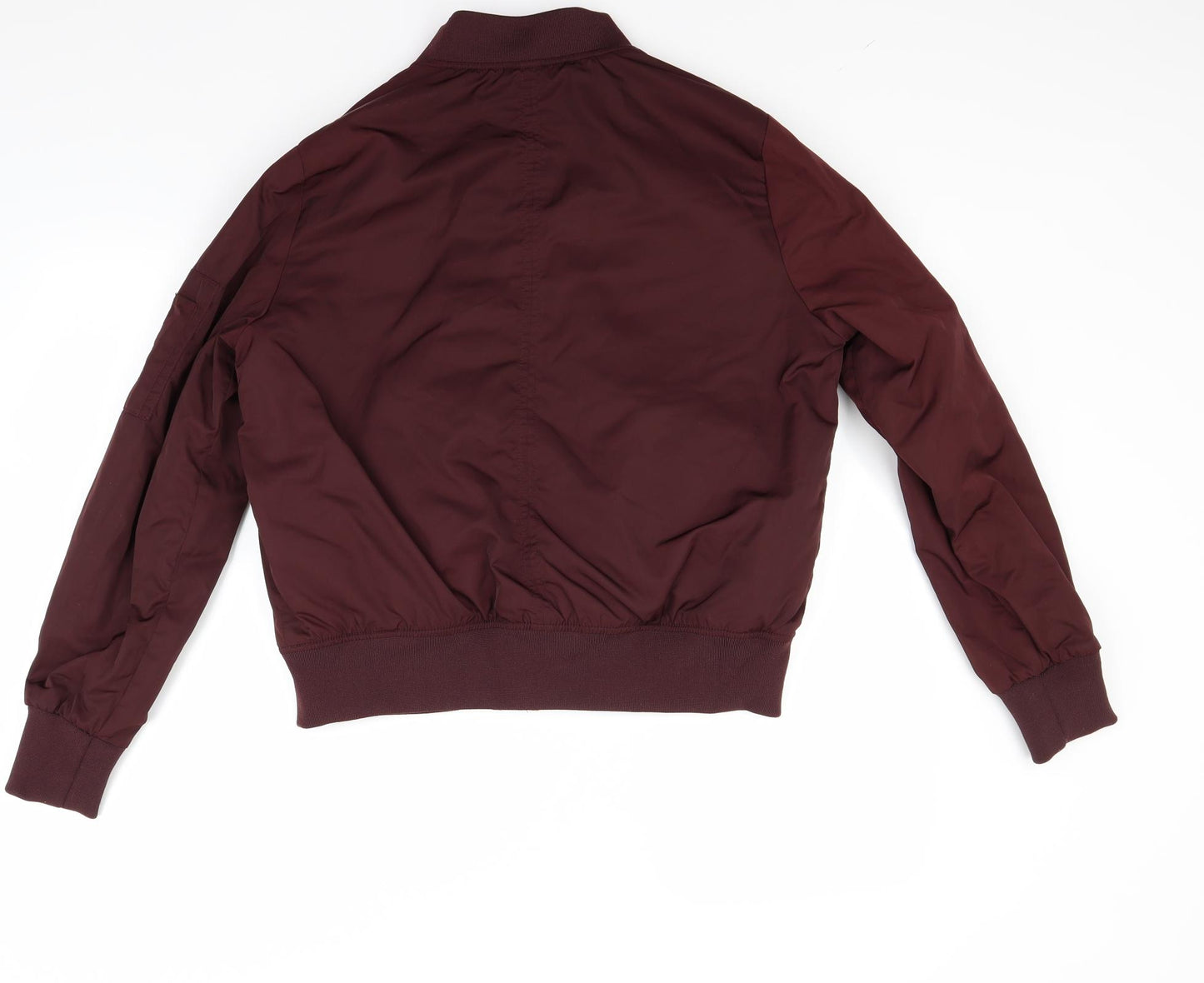 F&F Womens Red   Bomber Jacket Coat Size 12