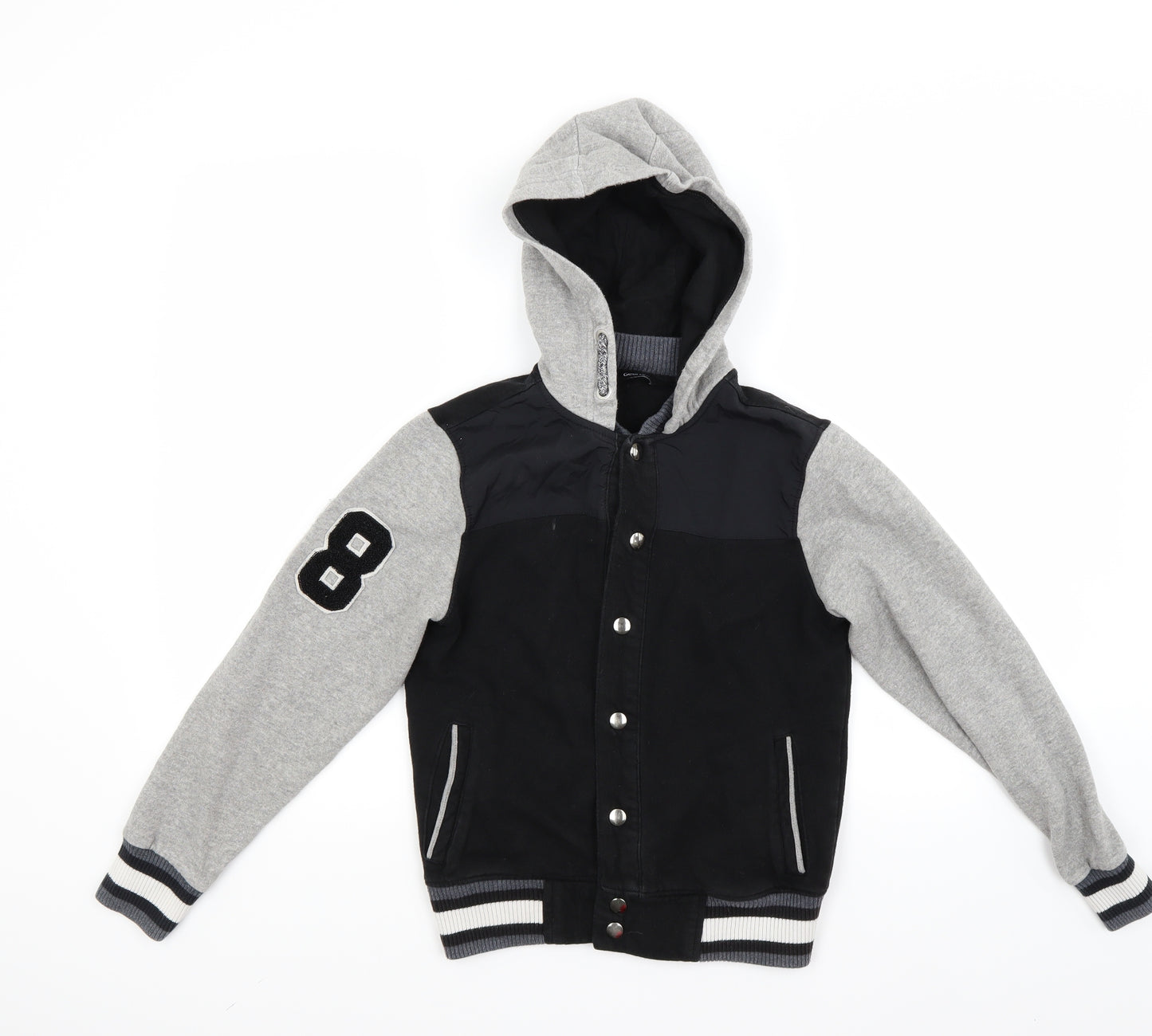 George Boys Black   Jacket Coat Size 11-12 Years