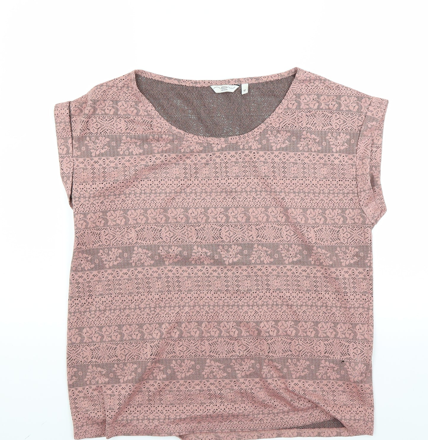 New Look Womens Red   Basic T-Shirt Size 12